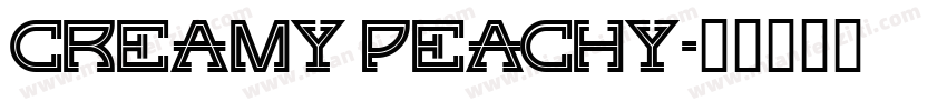 Creamy Peachy字体转换